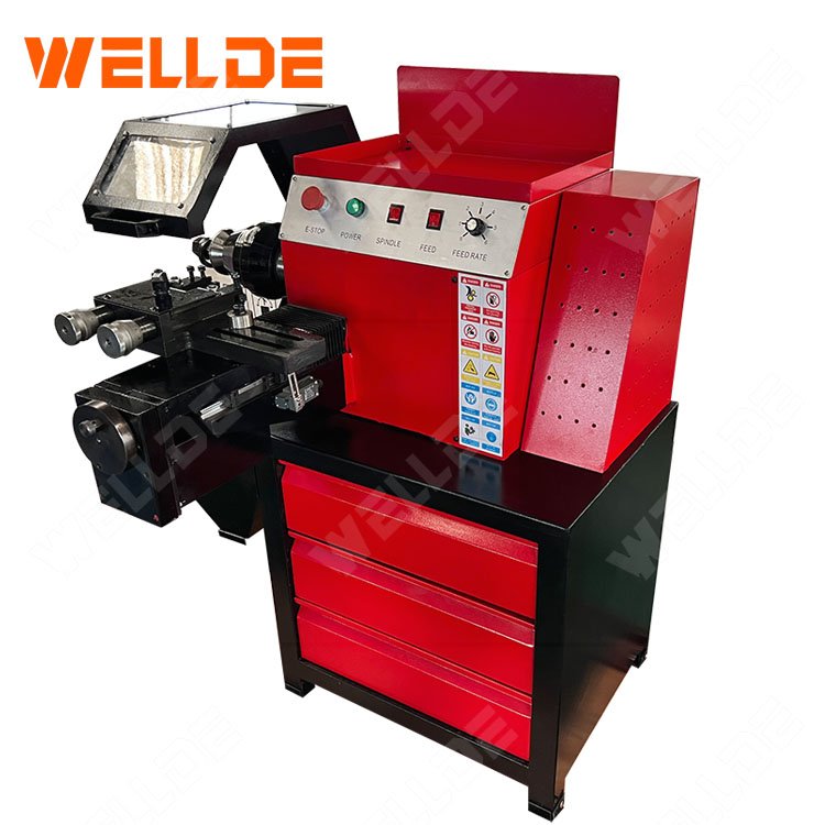 WELLDE C45 Brake Disc Drum Lathe for Car Repair Cutting Machine C45A